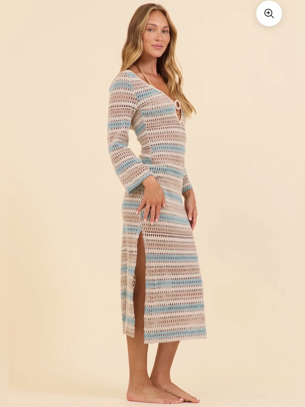Surf Gypsy Striped Crochet pool cover